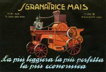 Landbouwmachines. Suzzara, 1925